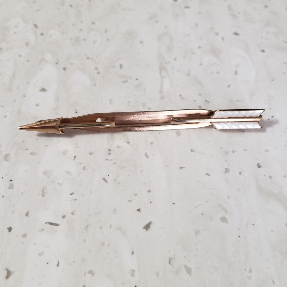 Swank arrow tie clip